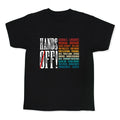 Hands Off Trump Protest Kids Tee Unisex