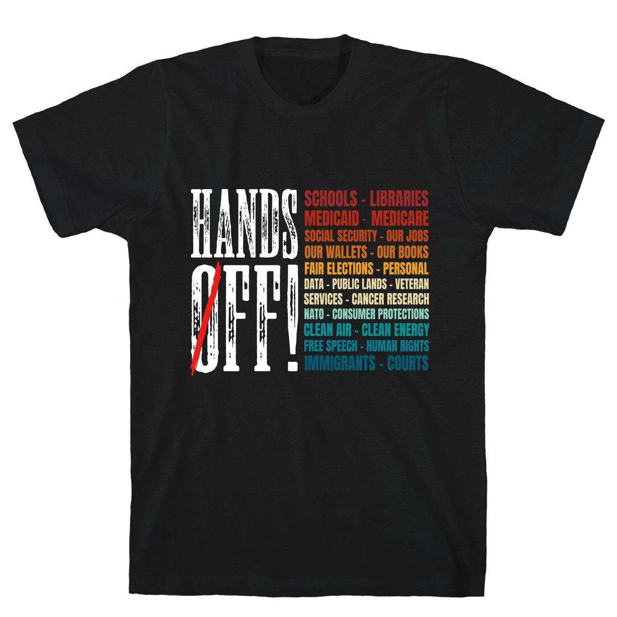 Hands Off Trump Protest Unisex
