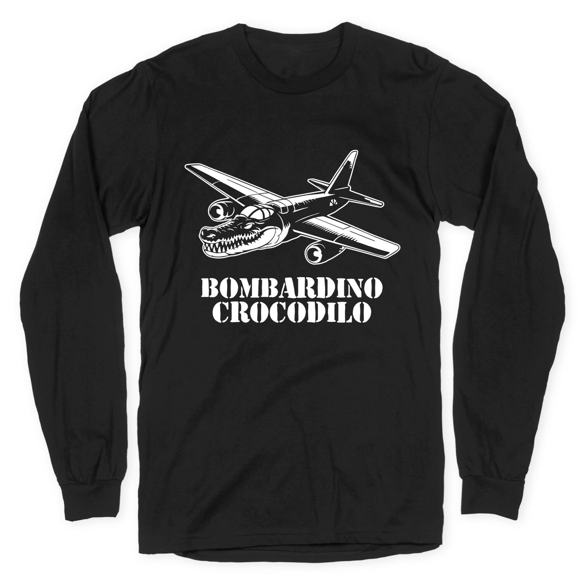 Bombardino Crocodilo Longsleeve Tee Unisex