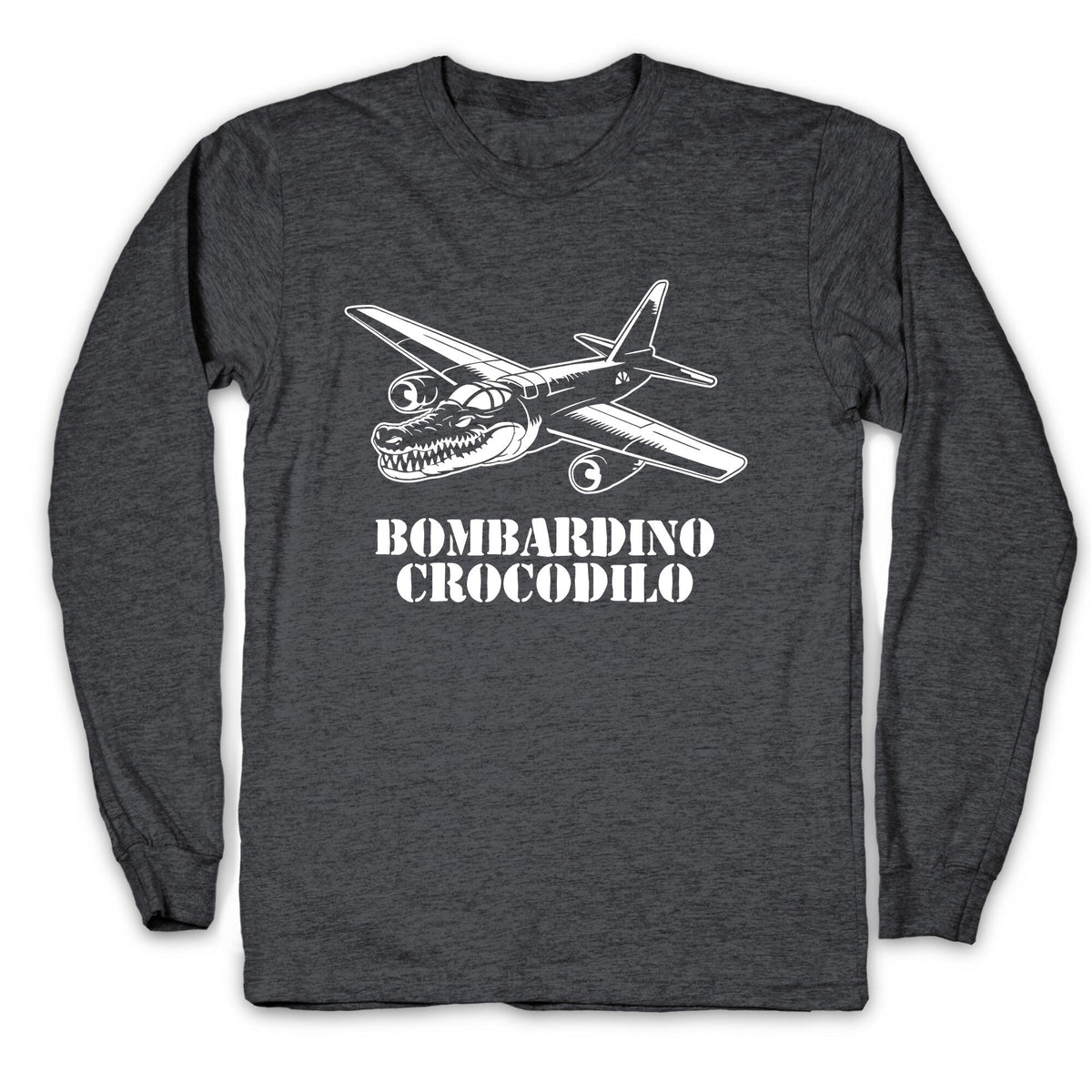 Bombardino Crocodilo Longsleeve Tee Unisex