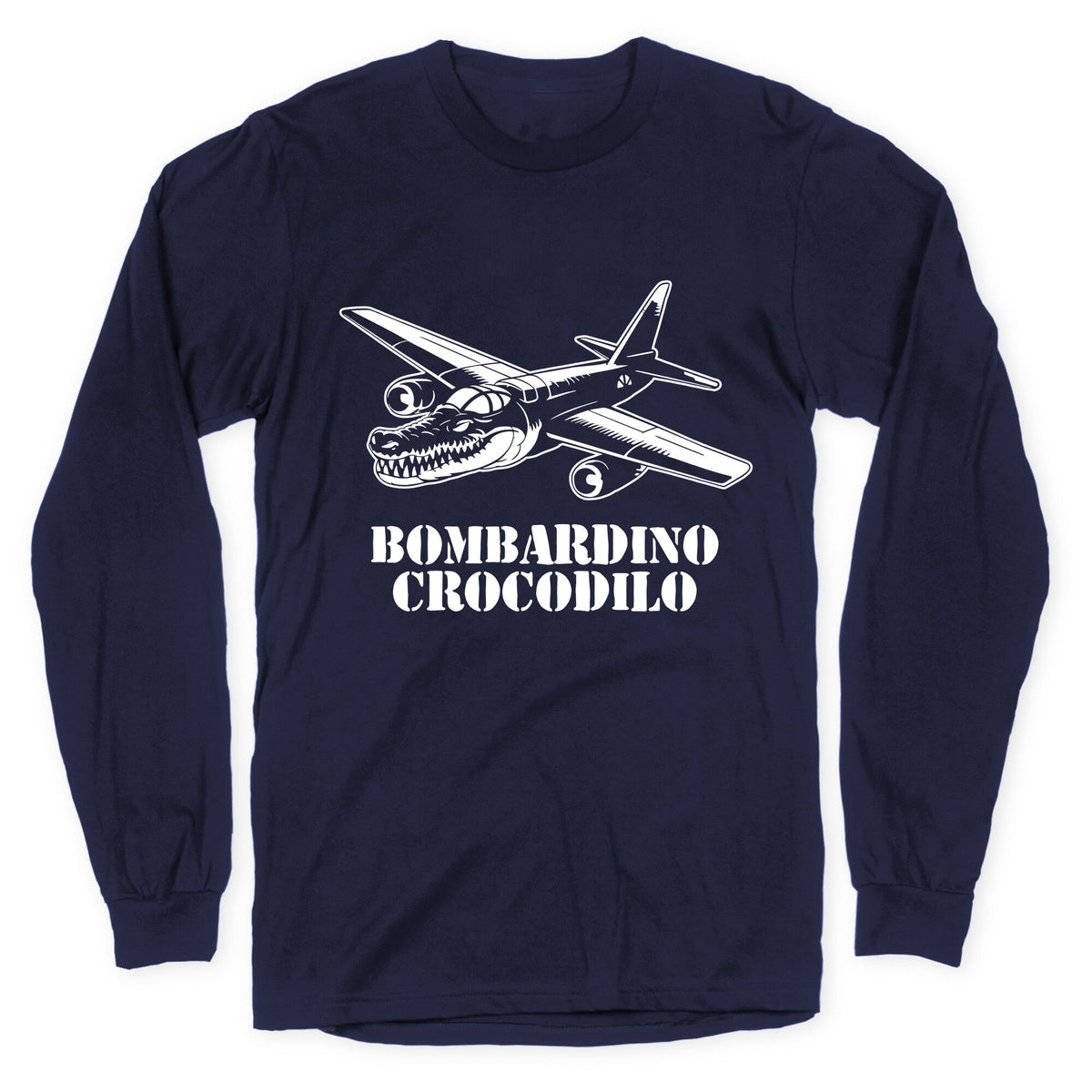 Bombardino Crocodilo Longsleeve Tee Unisex