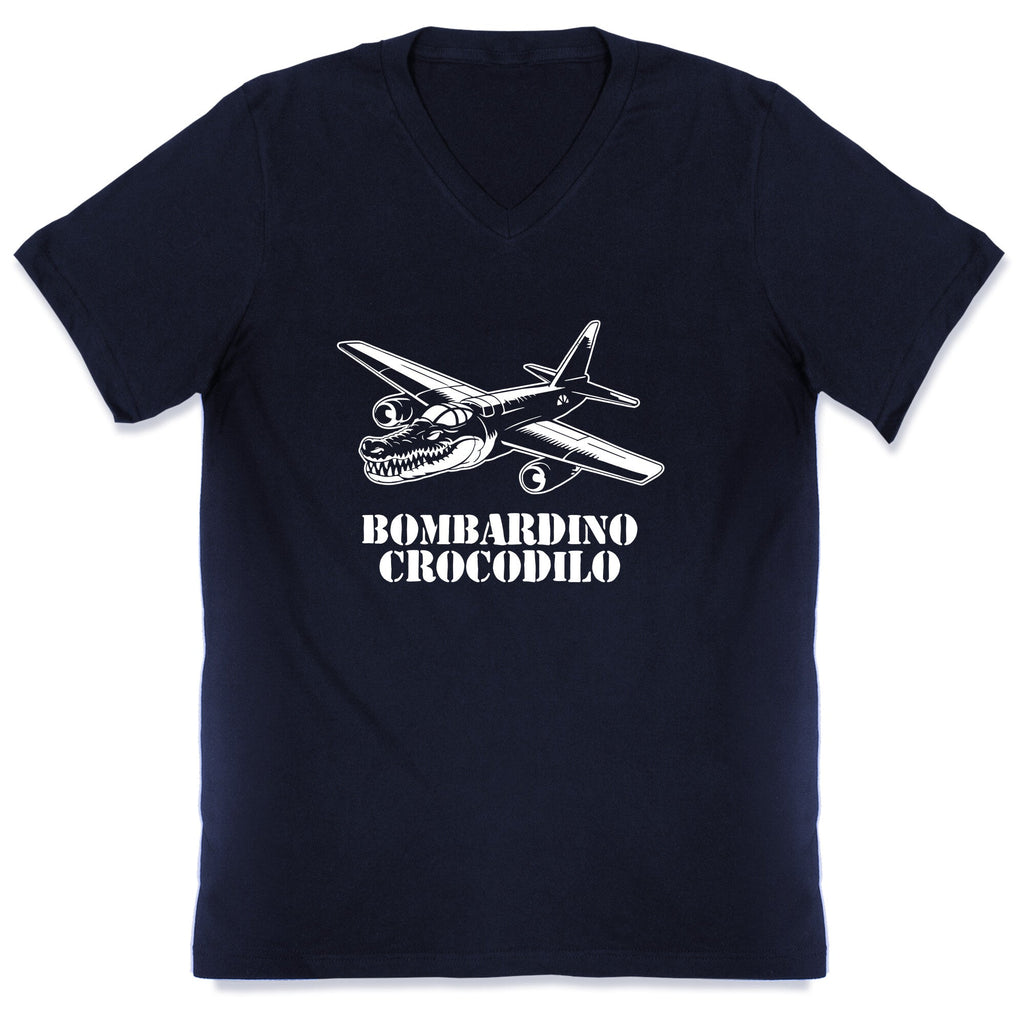 Bombardino Crocodilo V-Neck Unisex