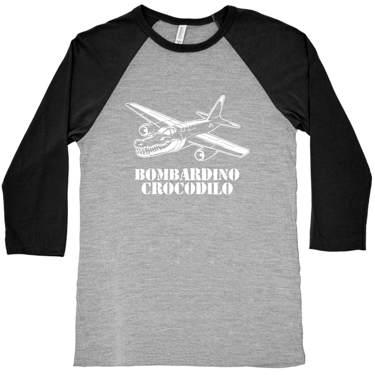 Bombardino Crocodilo Baseball Tee Unisex