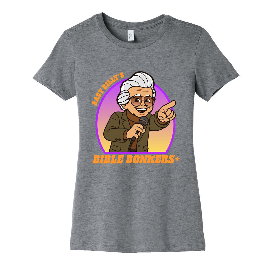 Baby Billy Bible Bonkers Womens Cotton Tee Unisex