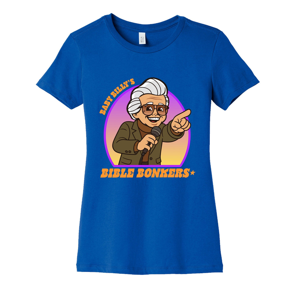 Baby Billy Bible Bonkers Womens Cotton Tee Unisex