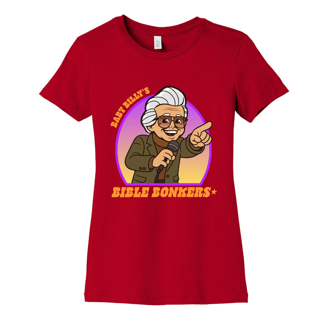Baby Billy Bible Bonkers Womens Cotton Tee Unisex
