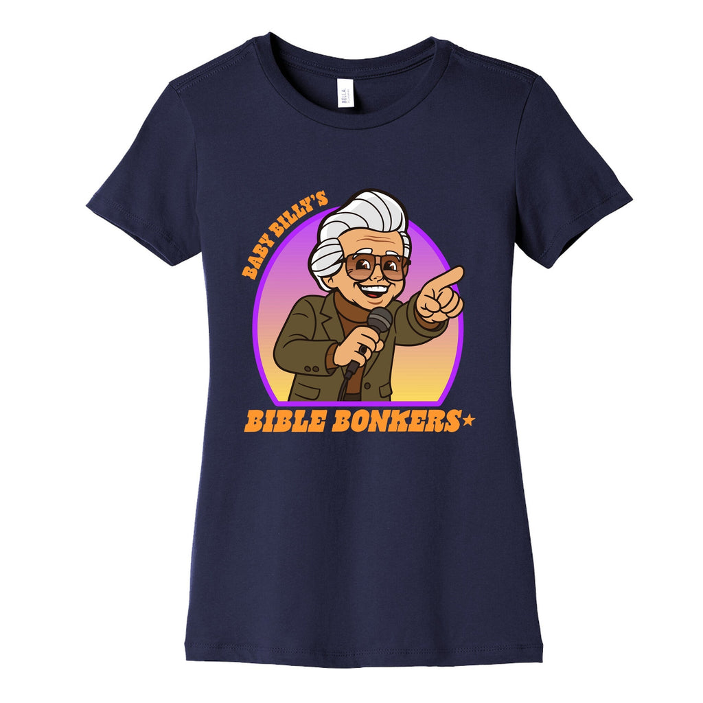 Baby Billy Bible Bonkers Womens Cotton Tee Unisex