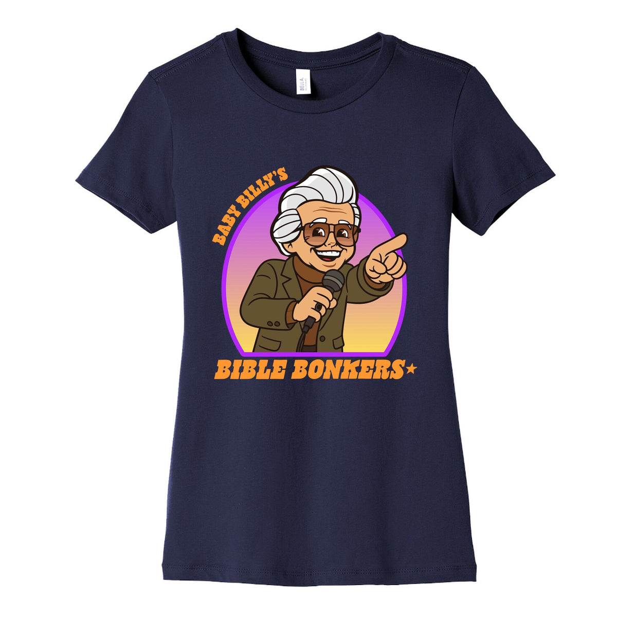 Baby Billy Bible Bonkers Womens Cotton Tee Unisex
