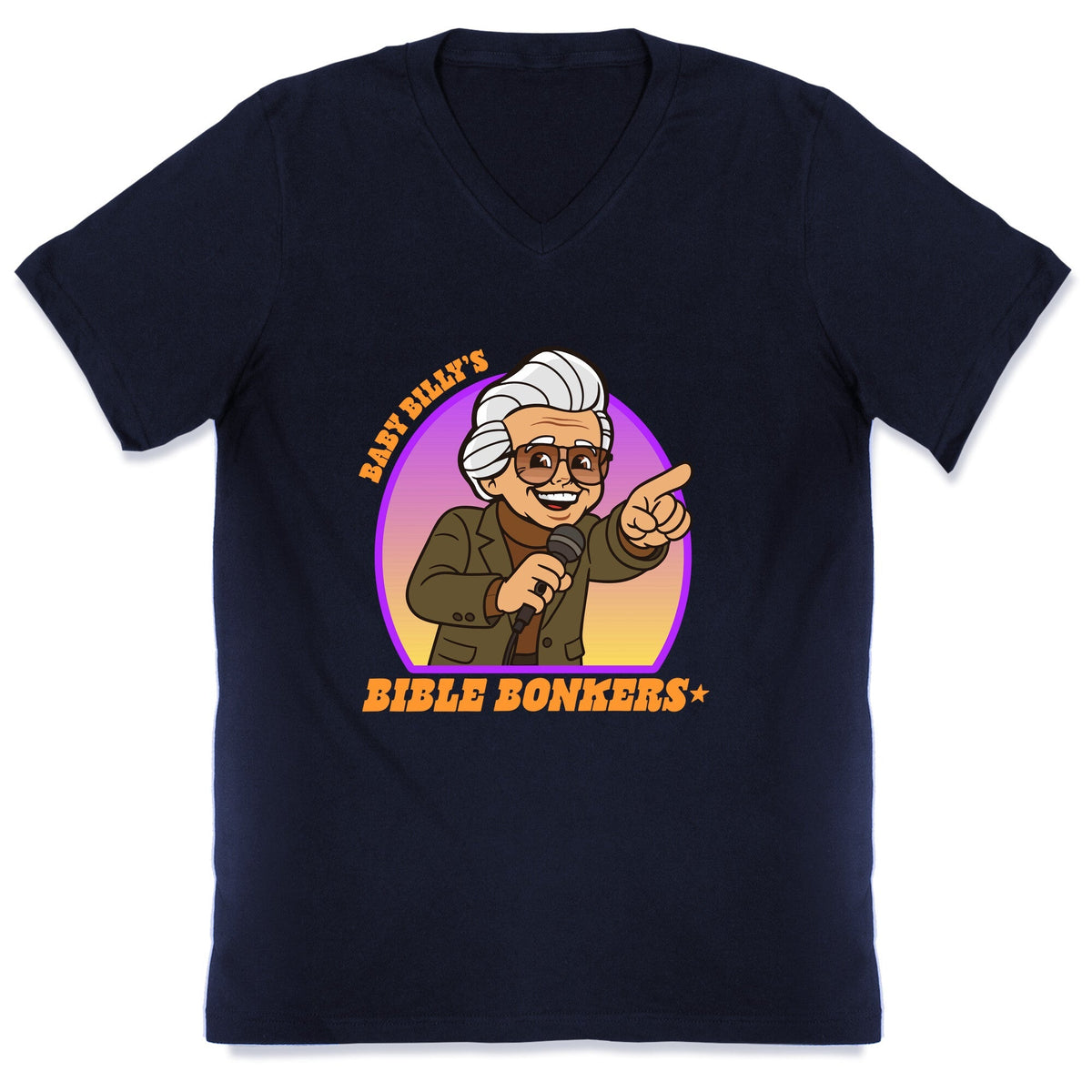 Baby Billy Bible Bonkers V-Neck Unisex