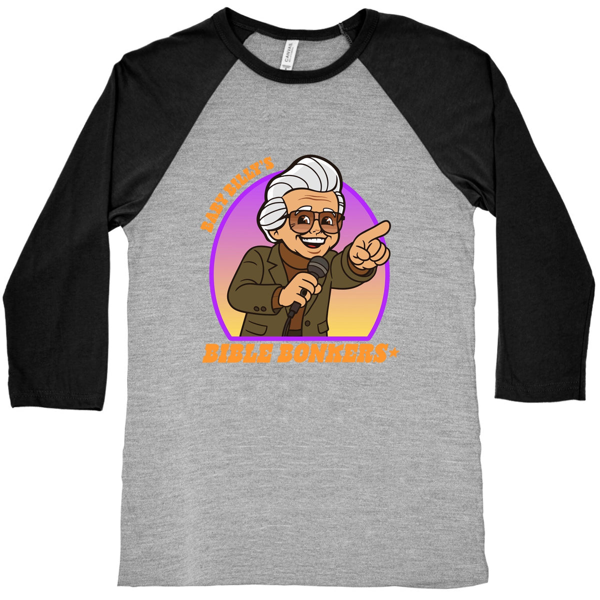 Baby Billy Bible Bonkers Baseball Tee Unisex
