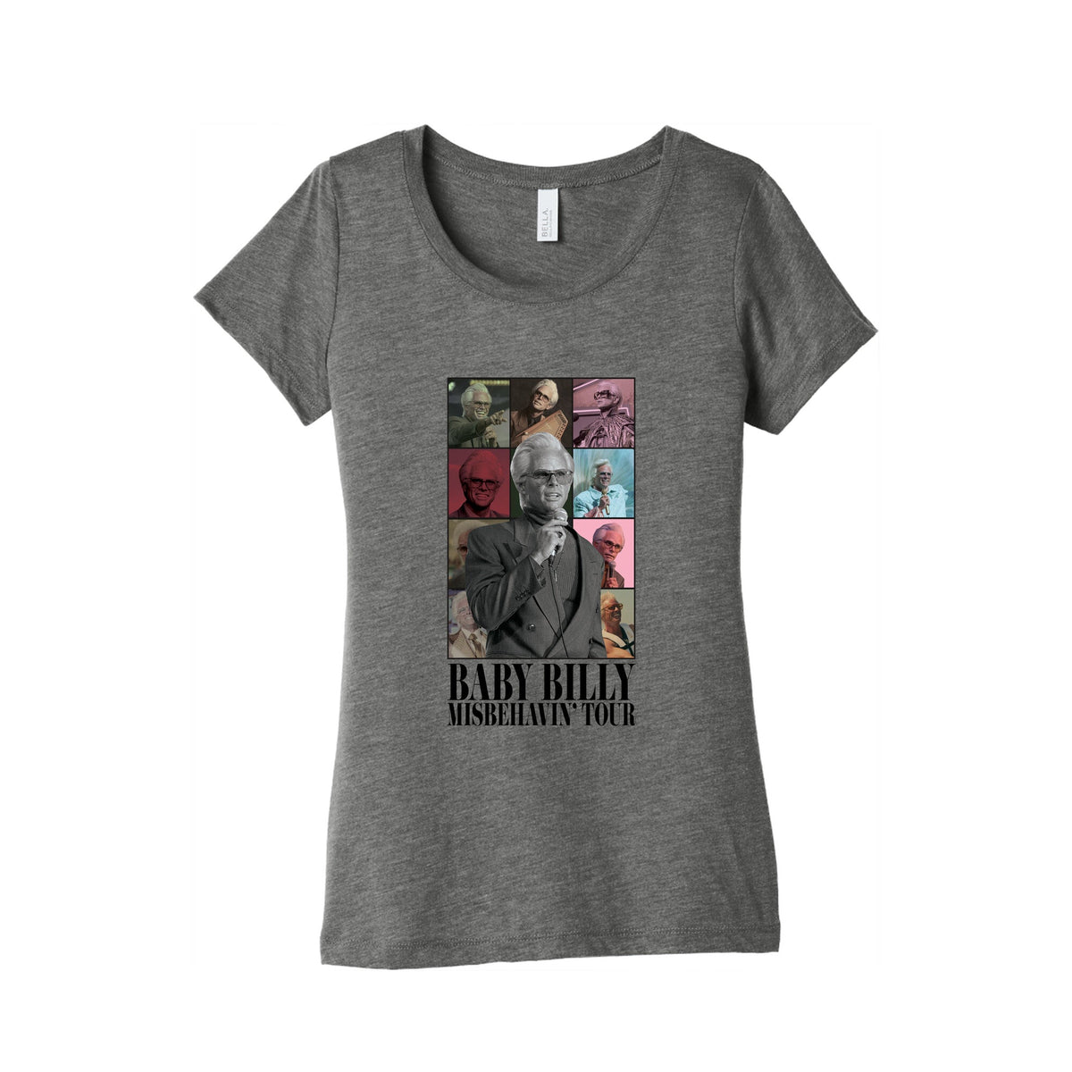 Baby Billy Misbehavin Tour Womens Triblend Tee Unisex