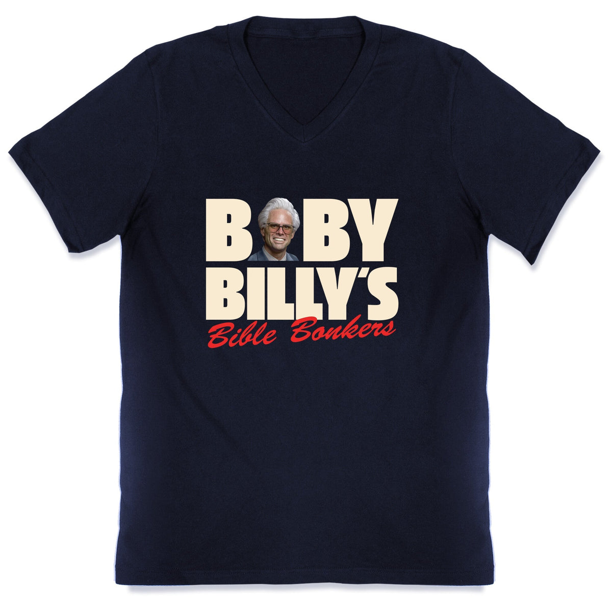 Baby Billys Bible Bonkers V-Neck Unisex