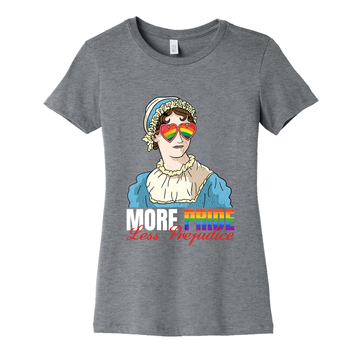 More Pride Less Prejudice 2025 Womens Cotton Tee Unisex