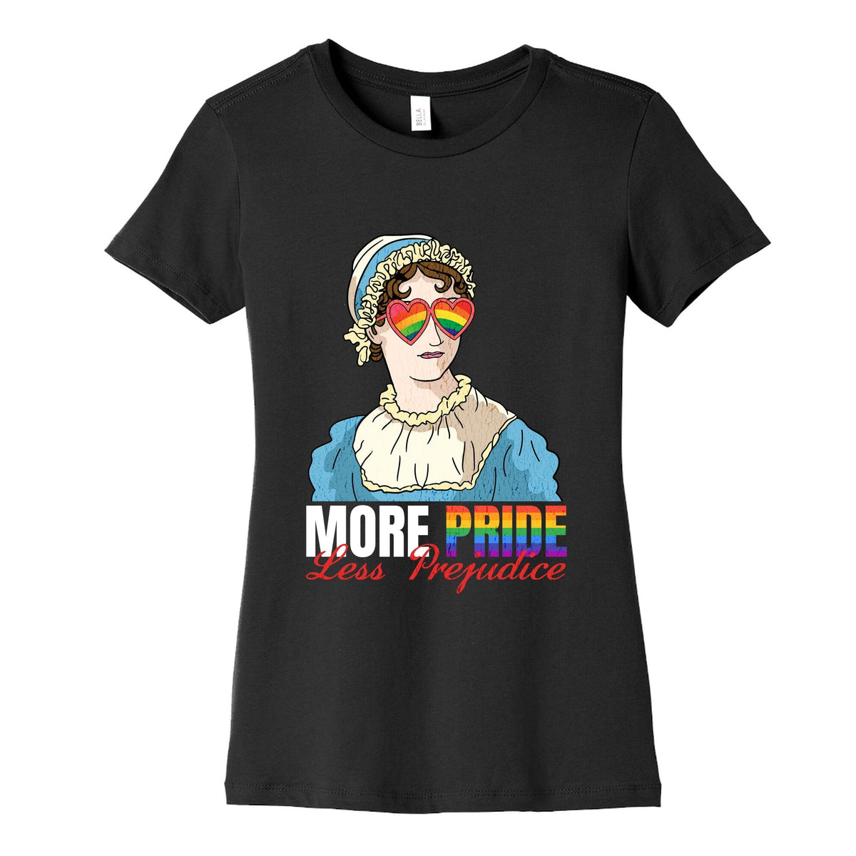 More Pride Less Prejudice 2025 Womens Cotton Tee Unisex