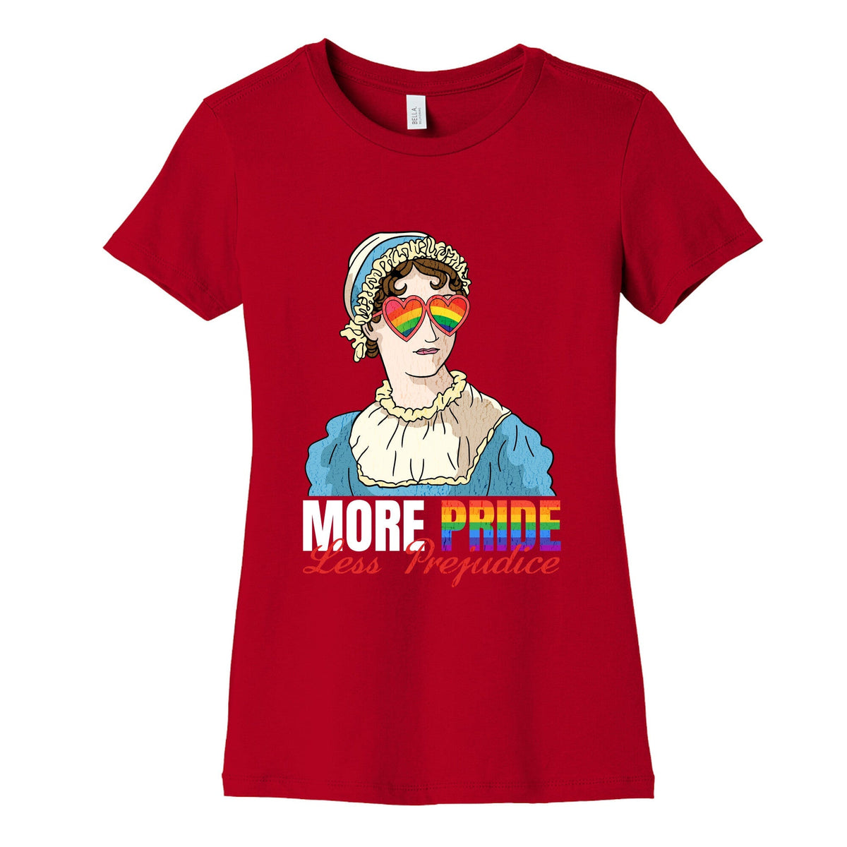 More Pride Less Prejudice 2025 Womens Cotton Tee Unisex