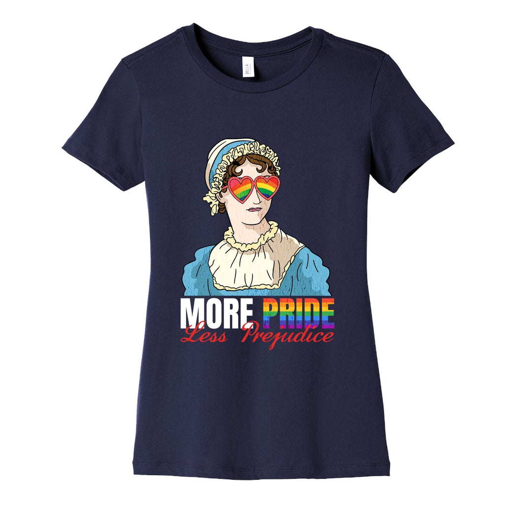 More Pride Less Prejudice 2025 Womens Cotton Tee Unisex