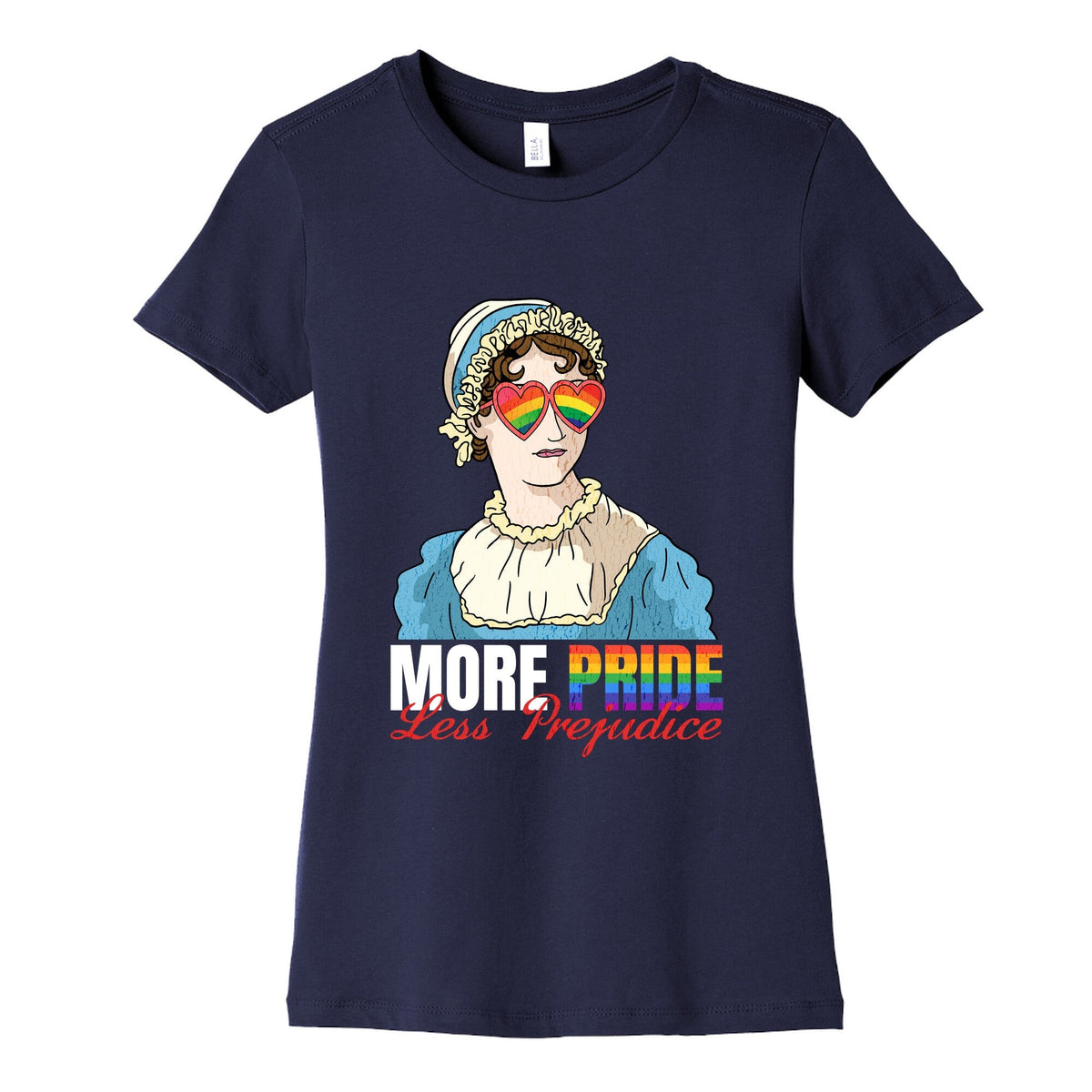 More Pride Less Prejudice 2025 Womens Cotton Tee Unisex