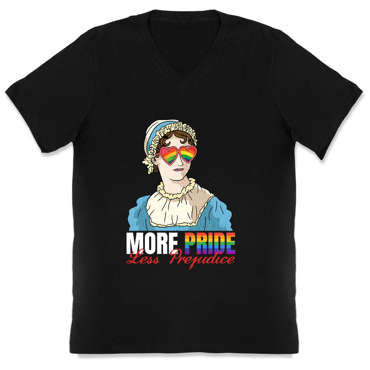 More Pride Less Prejudice 2025 V-Neck Unisex