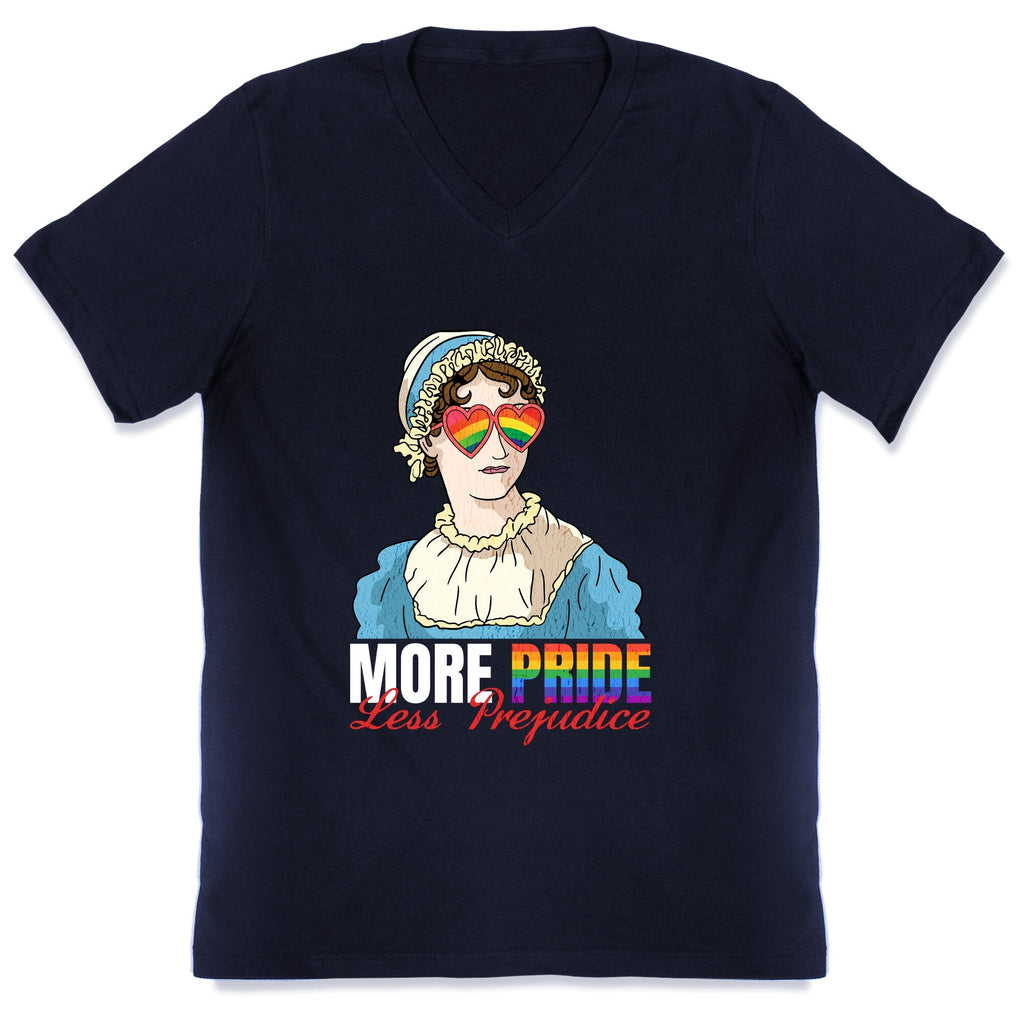 More Pride Less Prejudice 2025 V-Neck Unisex