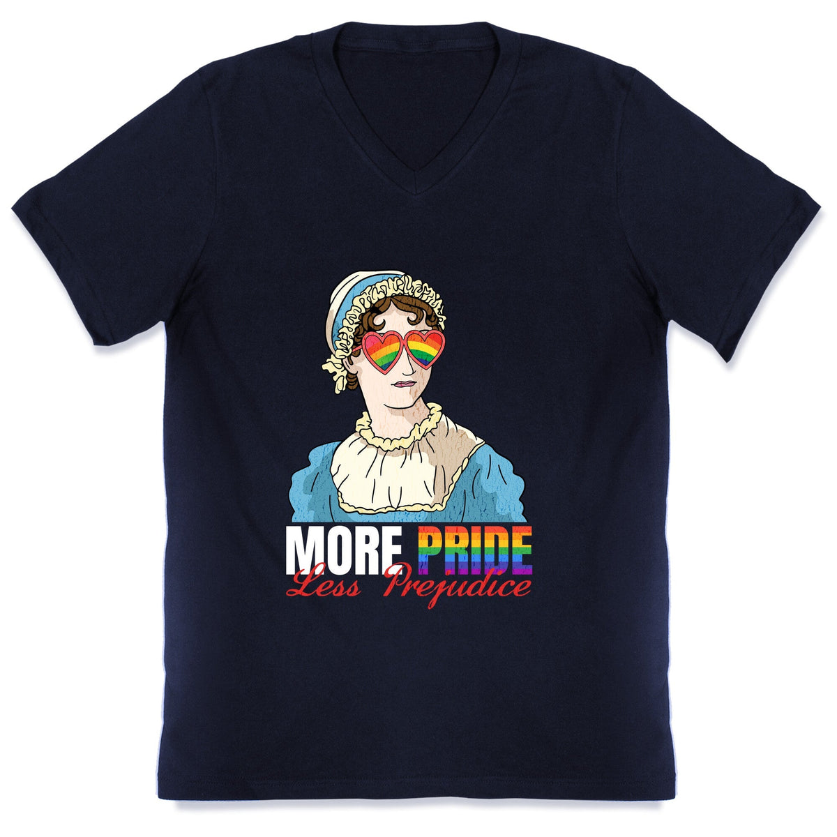 More Pride Less Prejudice 2025 V-Neck Unisex