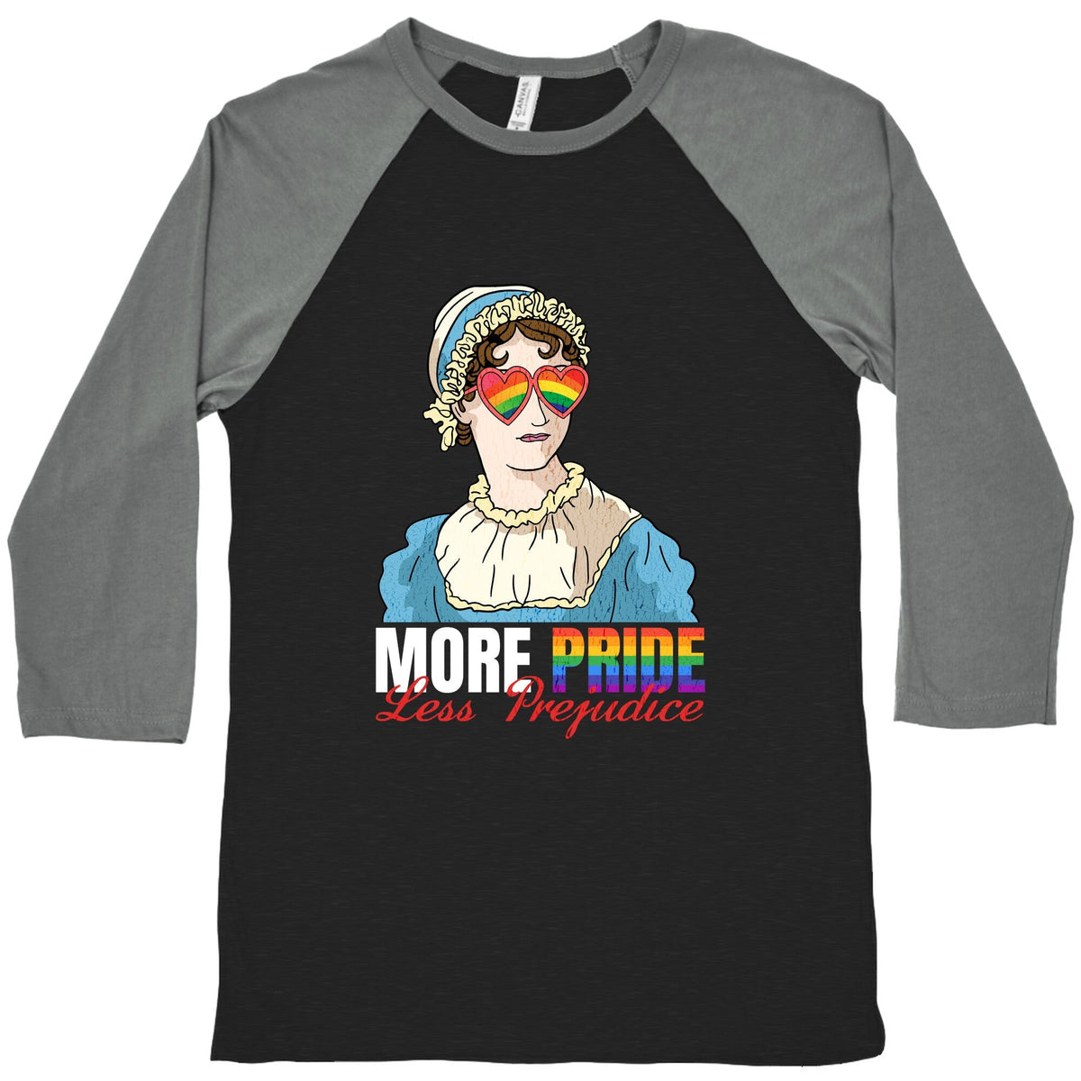 More Pride Less Prejudice 2025 Baseball Tee Unisex