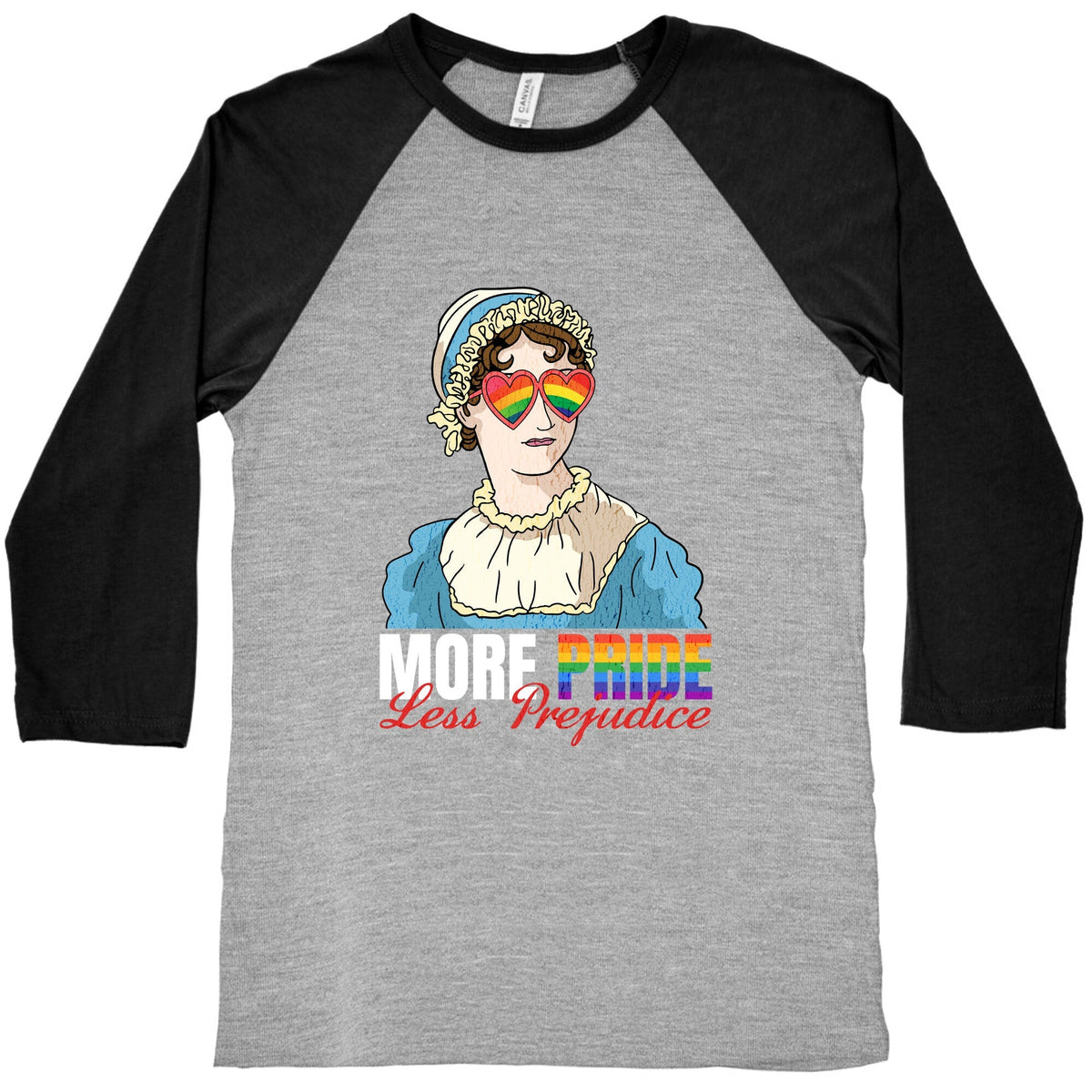 More Pride Less Prejudice 2025 Baseball Tee Unisex