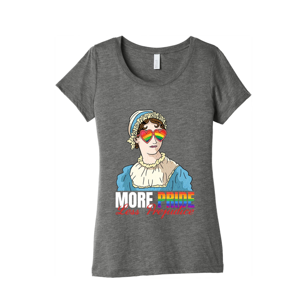 More Pride Less Prejudice 2025 Womens Triblend Tee Unisex