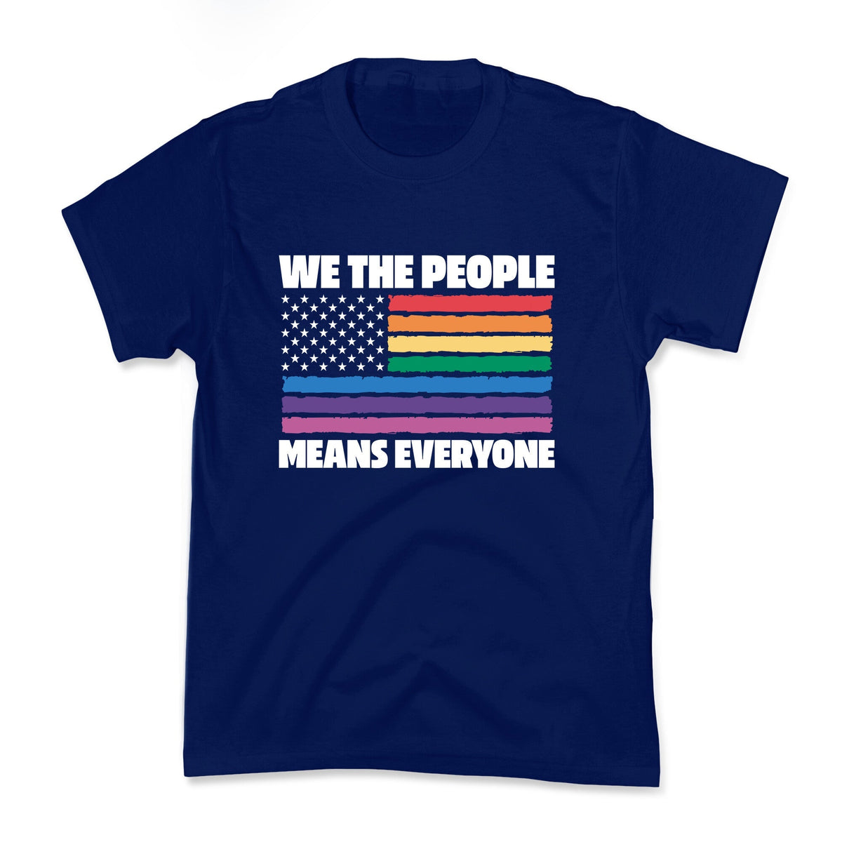 Rainbow Flag We The People Kids Tee Unisex