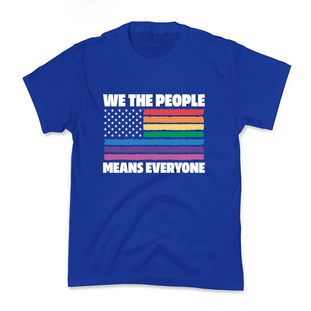 Rainbow Flag We The People Kids Tee Unisex