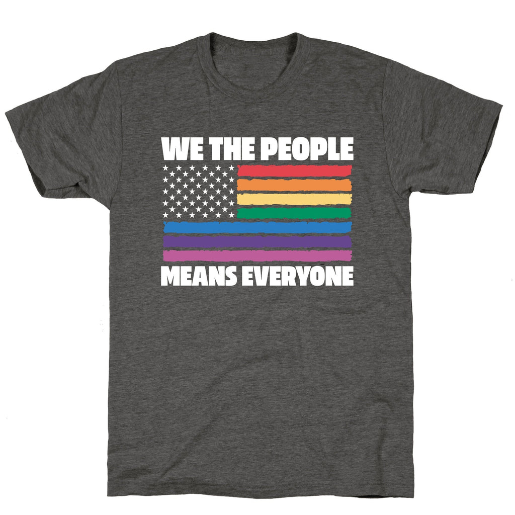 Rainbow Flag We The People Unisex Triblend Tee Unisex