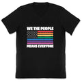 Rainbow Flag We The People V-Neck Unisex