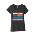 Rainbow Flag We The People Womens Triblend Tee Unisex