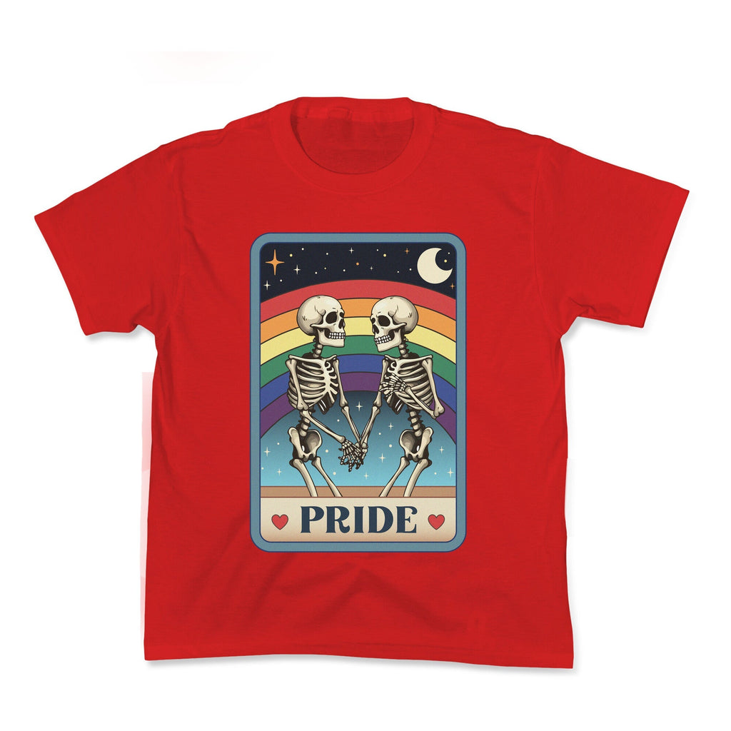 Rainbow Pride Tarot Card Kids Tee Unisex