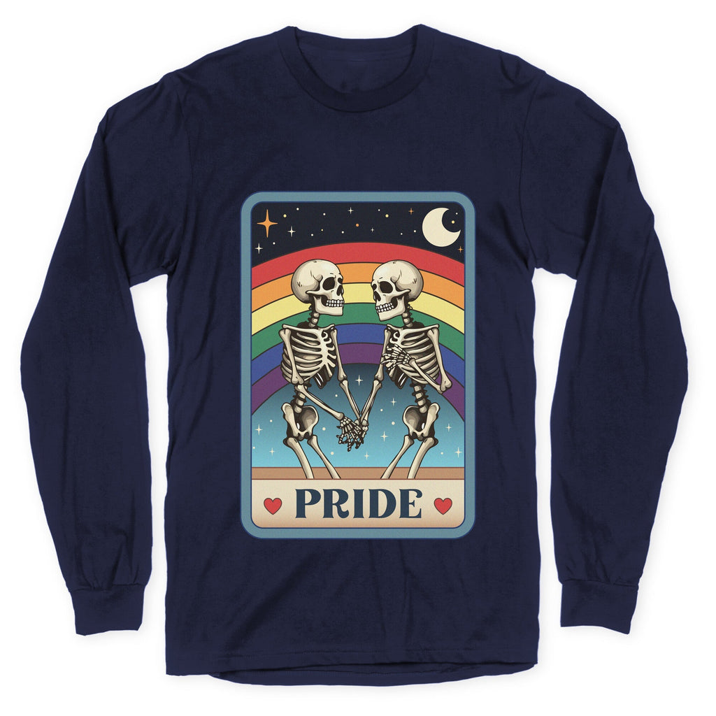 Rainbow Pride Tarot Card Longsleeve Tee Unisex