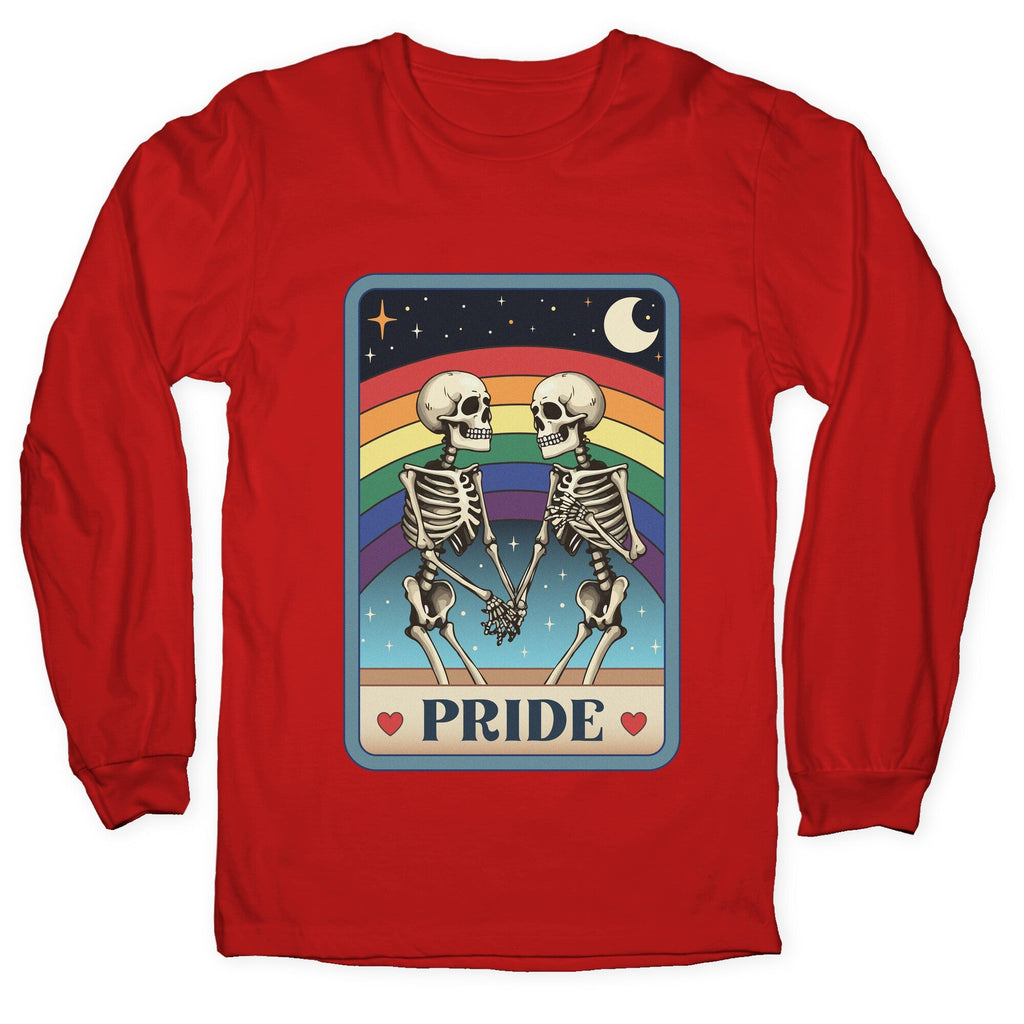 Rainbow Pride Tarot Card Longsleeve Tee Unisex