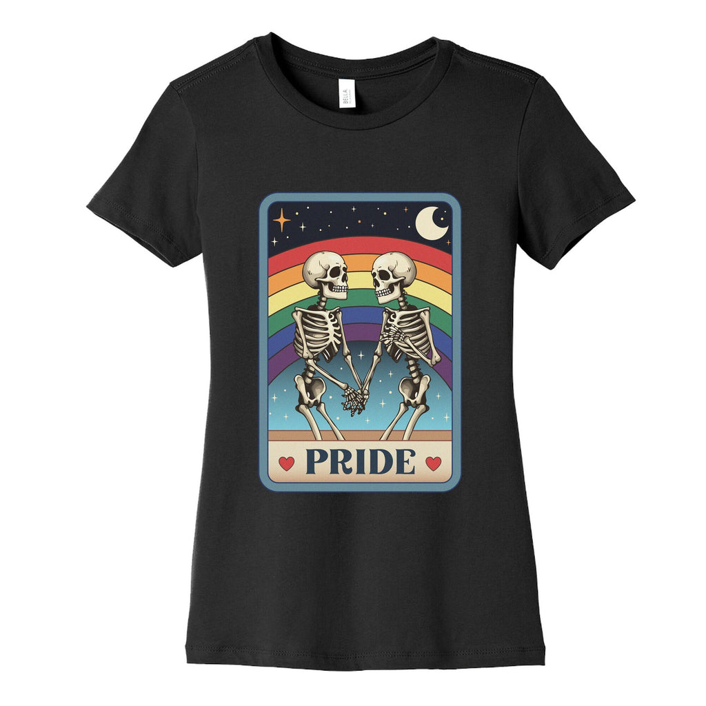 Rainbow Pride Tarot Card Womens Cotton Tee Unisex
