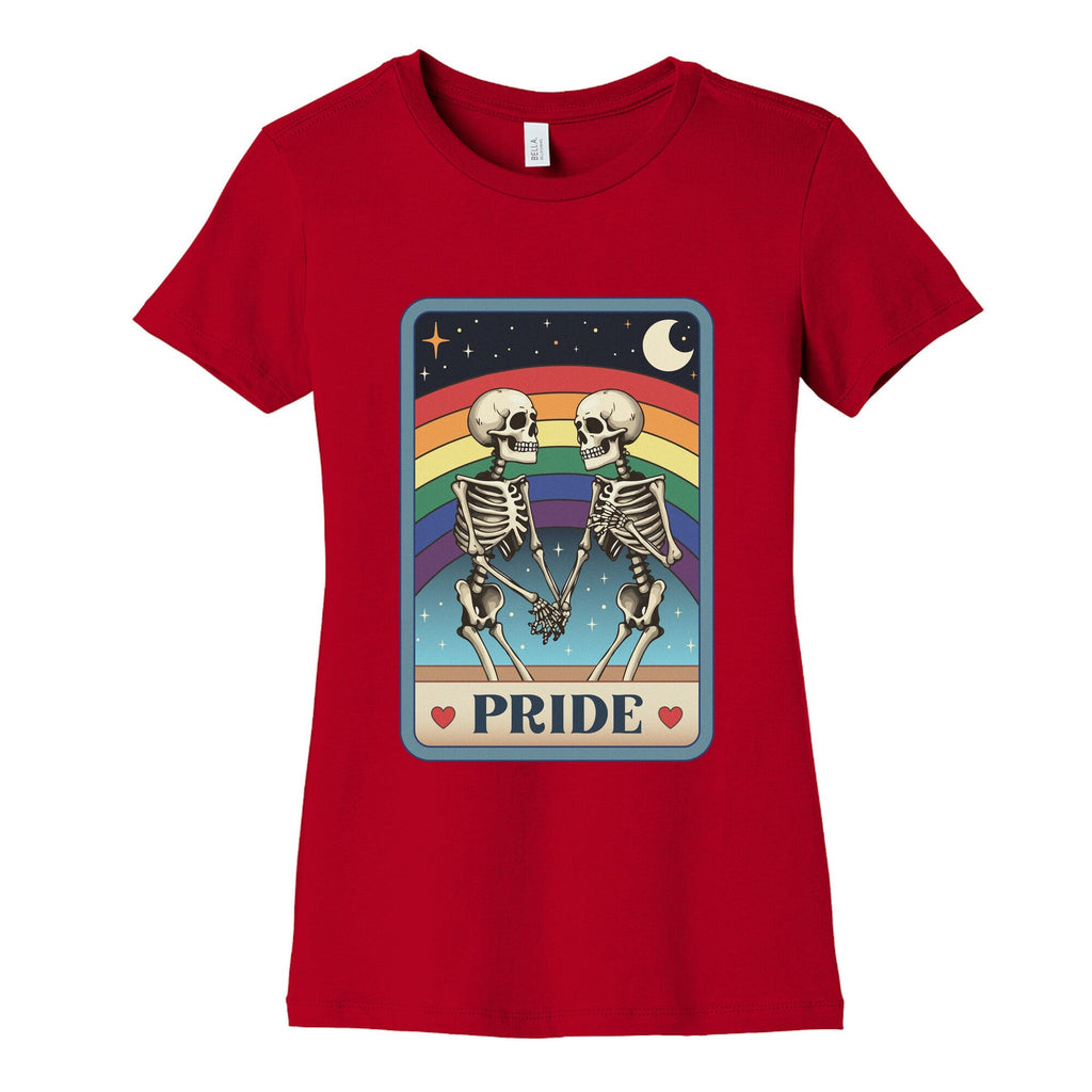 Rainbow Pride Tarot Card Womens Cotton Tee Unisex