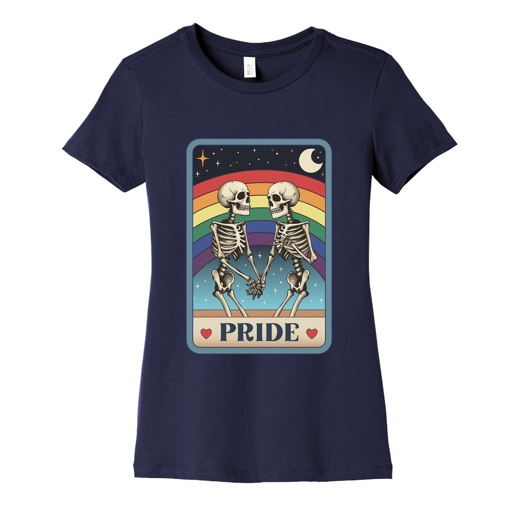 Rainbow Pride Tarot Card Womens Cotton Tee Unisex