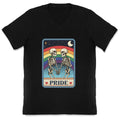 Rainbow Pride Tarot Card V-Neck Unisex