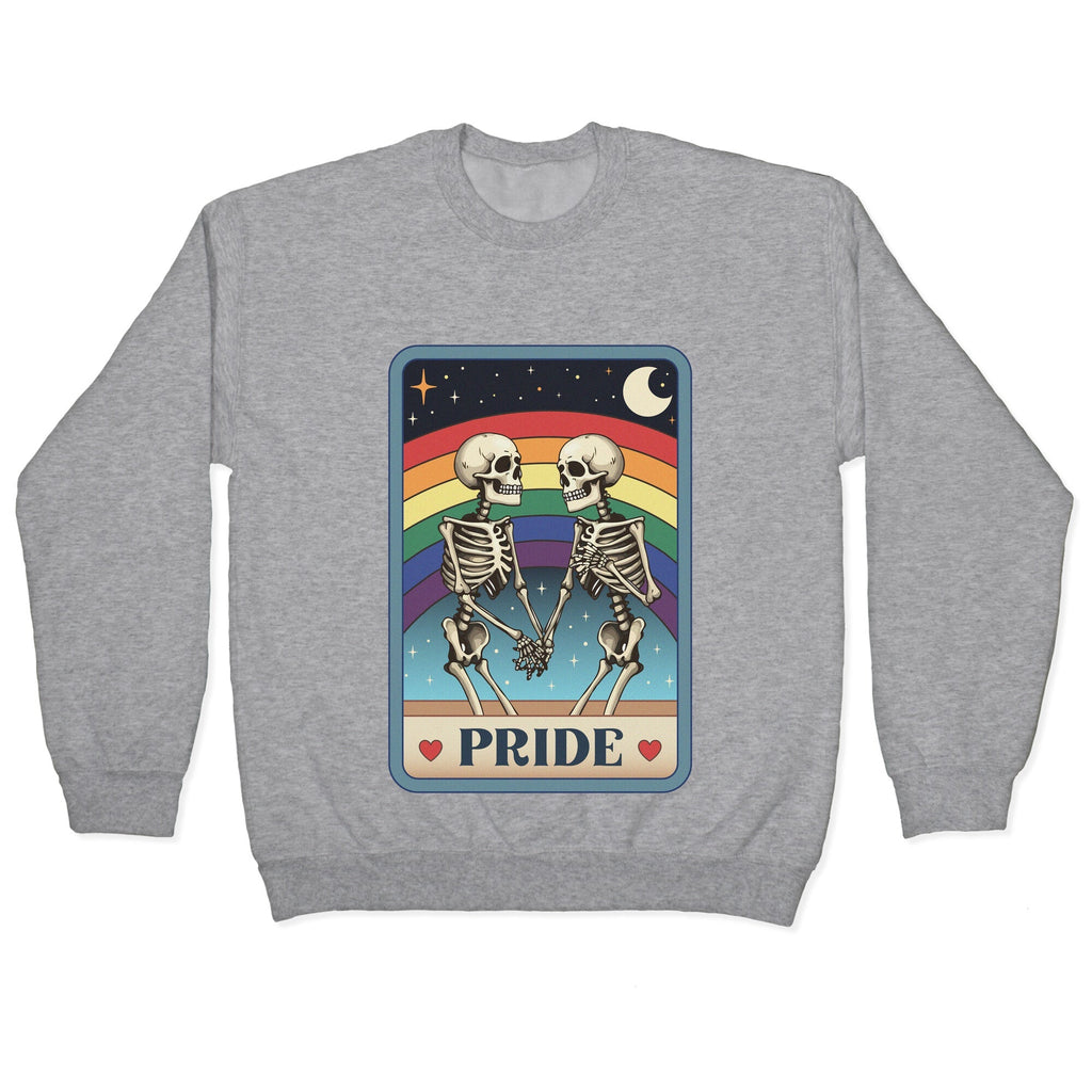 Rainbow Pride Tarot Card Crewneck Unisex