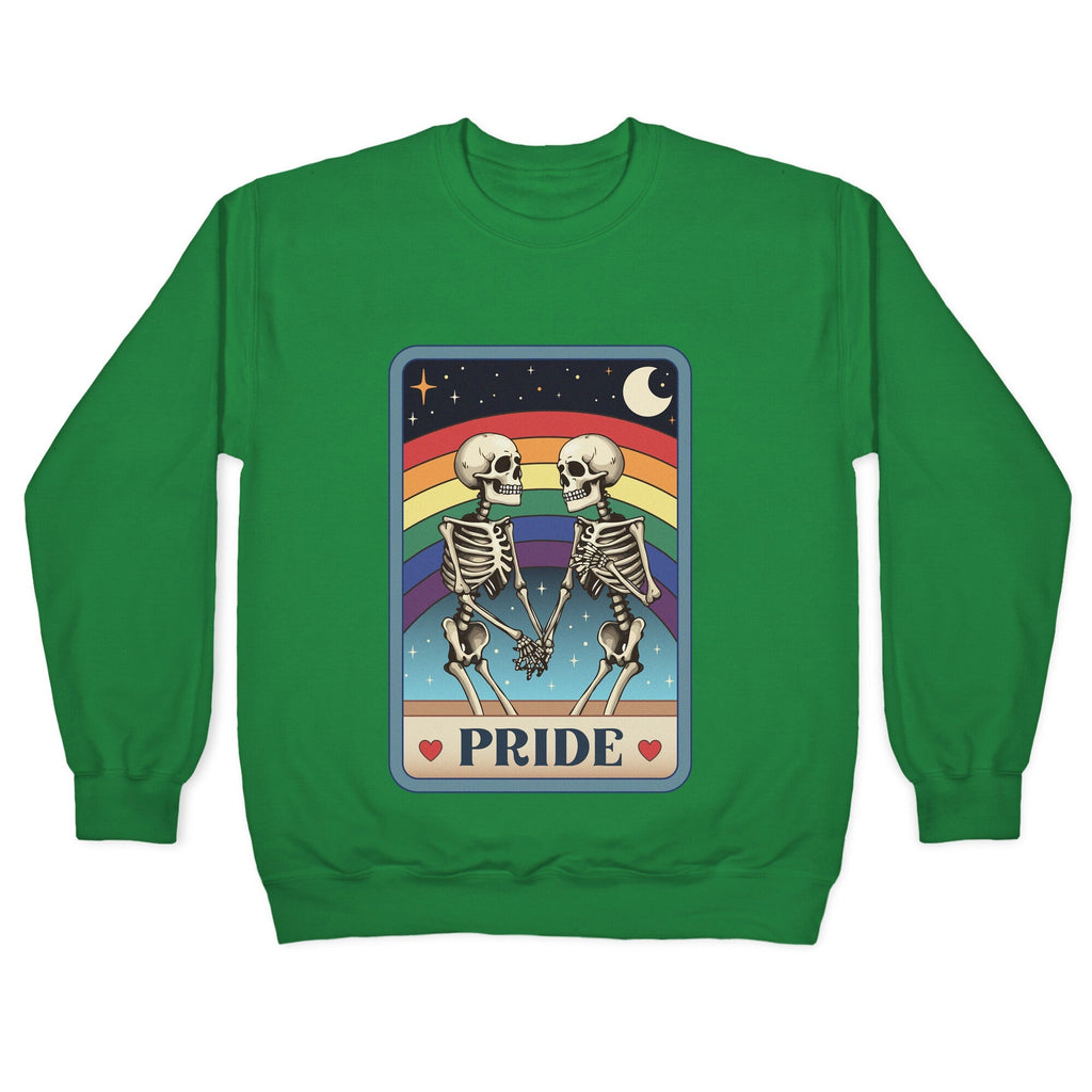 Rainbow Pride Tarot Card Crewneck Unisex