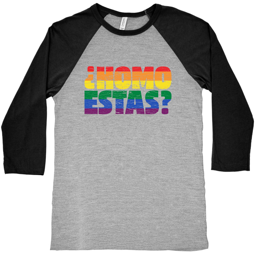 Homo Estas Baseball Tee Unisex
