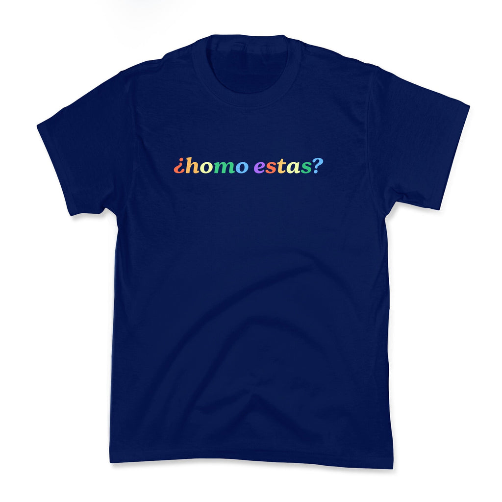 Homo Estas Rainbow Kids Tee Unisex
