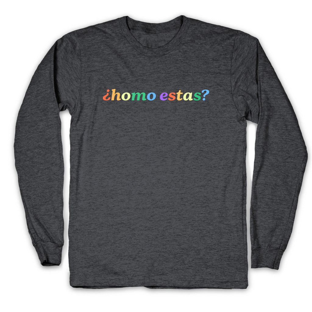 Homo Estas Rainbow Longsleeve Tee Unisex