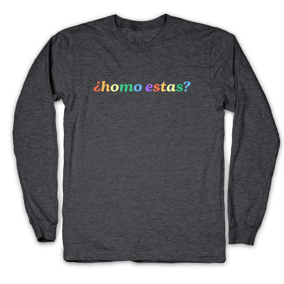 Homo Estas Rainbow Longsleeve Tee Unisex