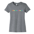 Homo Estas Rainbow Womens Cotton Tee Unisex
