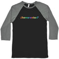 Homo Estas Rainbow Baseball Tee Unisex