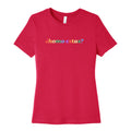 Homo Estas Rainbow Womens Relaxed Fit Cotton Tee Unisex