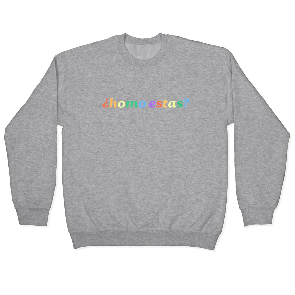Homo Estas Rainbow Crewneck Unisex