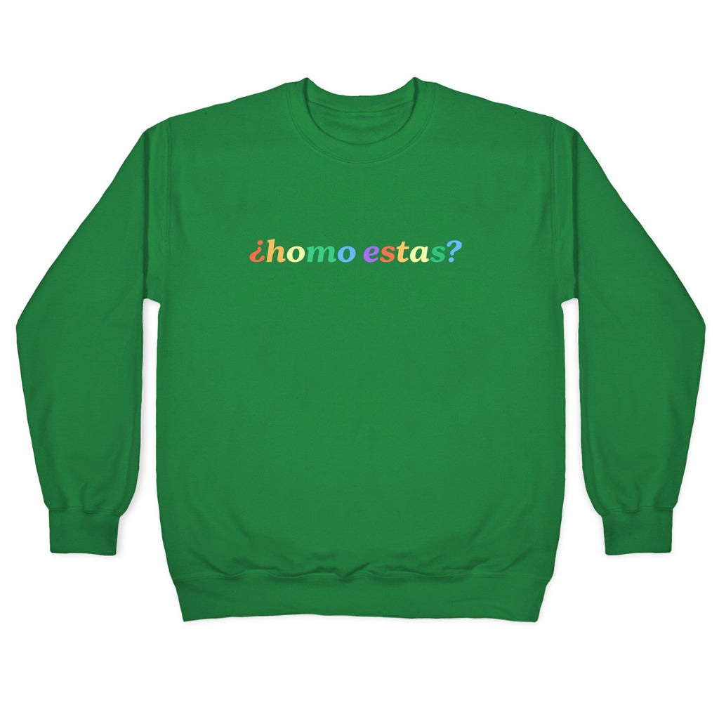 Homo Estas Rainbow Crewneck Unisex